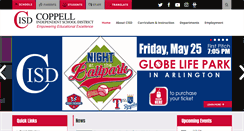 Desktop Screenshot of coppellisd.com